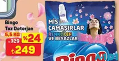 BİNGO TOZ DETERJAN 5,5 KG BİNGO TOZ DETERJAN 5,5 KG